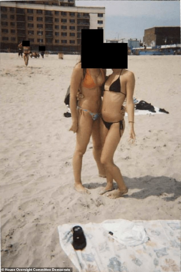 Several photos of scantily-clad women with their faces redacted are among the release. The notes suggest they are from the ages of 14 to 17