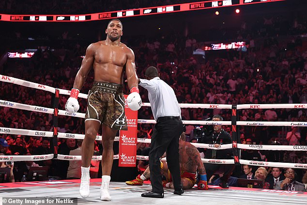 The Brit walks away from Paul in the sixth round after knocking him down for the final time