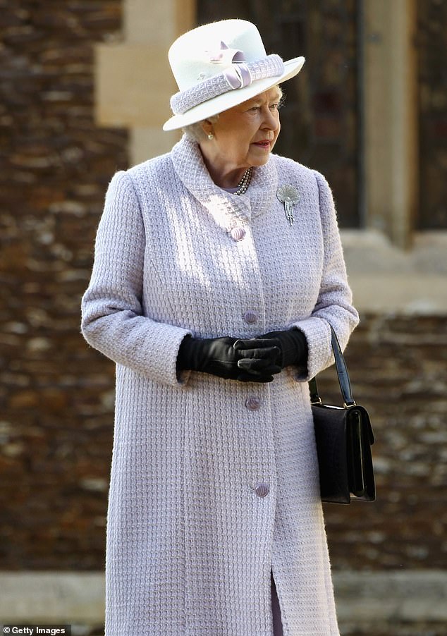 Ahead of Kate's Christmas debut, the late Queen (pictured) was said to have asked her private office to provide the apprehensive new princess with the court manual that advises on the Order of Precedence in the Royal Household