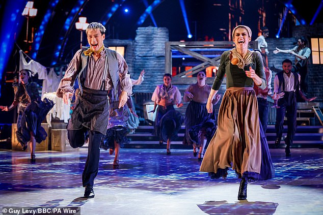 During week eight of the competition, Karen touched on her spine condition, Scheuermann's disease, and how it has affected her dancing