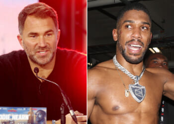 Eddie Hearn confirms plans for Anthony Joshua's next fight with Tyson Fury and 'left-field' opponent on the cards