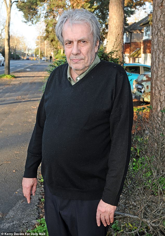 Peter Jennings (pictured), 70, moved to his home in the flightpath in 1986