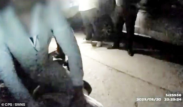 Peasnell crunched down on Stephen Dixon's finger just as the police arrived