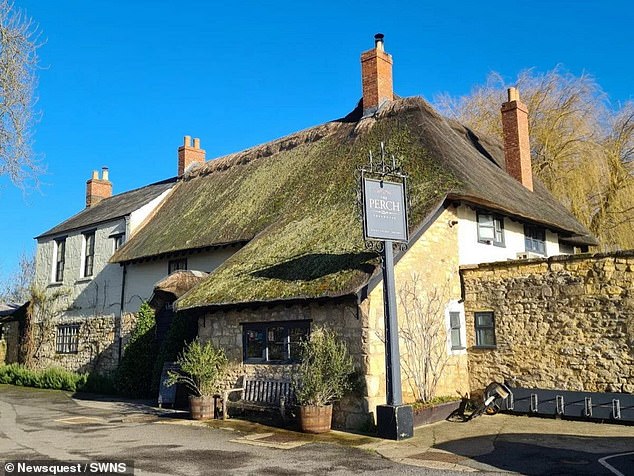 The horrifying episode happened outside The Perch pub in Binsey, near Oxford