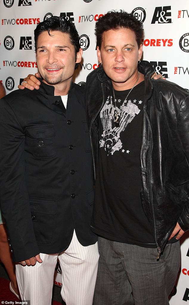 In Corey Feldman vs. The World, Feldman alleged Haim sexually propositioned him while they filmed The Lost Boys, when they were 16; They are seen in 2007