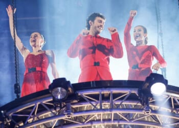 Strictly finalist 'slips' during first routine in blink and you'll miss it moment