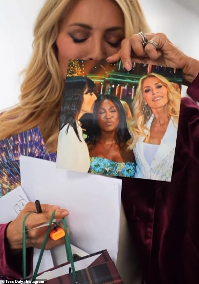 Taking to her Instagram ahead of the live finale, Tess shared an emotional clip as she rehearsed alongside Claudia