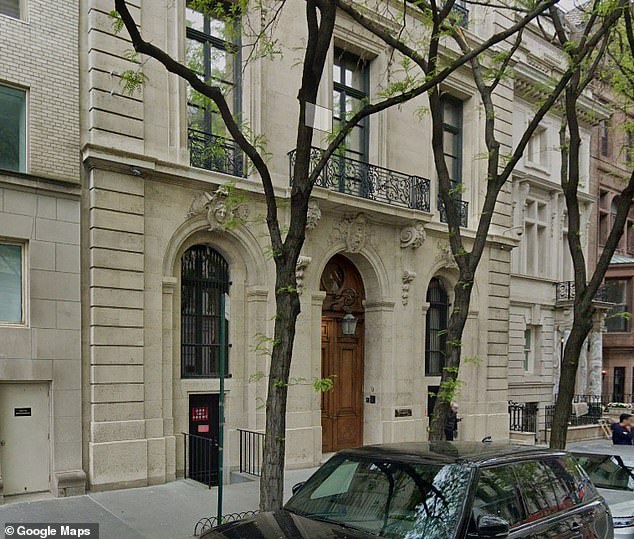 Pictured: Epstein's former Manhattan mansion on East 71st St