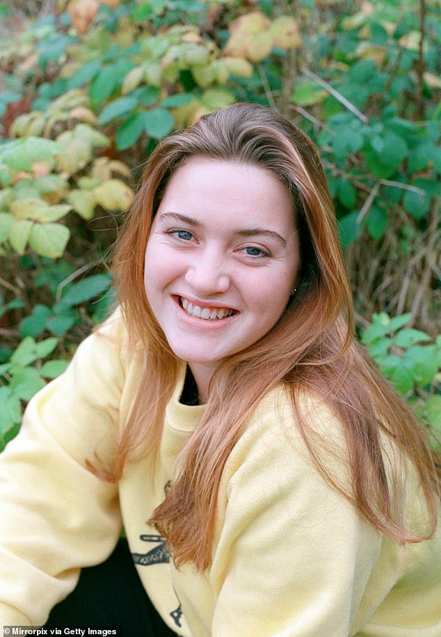 Kate Winslet, pictured in Reading, Berkshire in November 1991 at 16-years-old