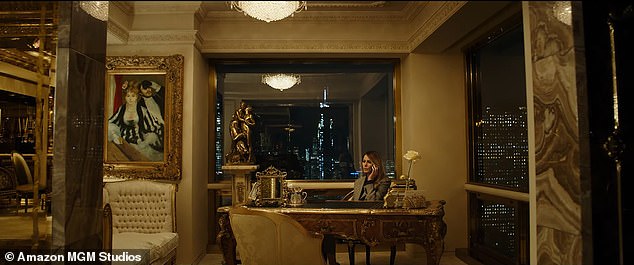 The fake La Loge, or The Theatre Box featuring in Melania's officer in the Melania film trailer