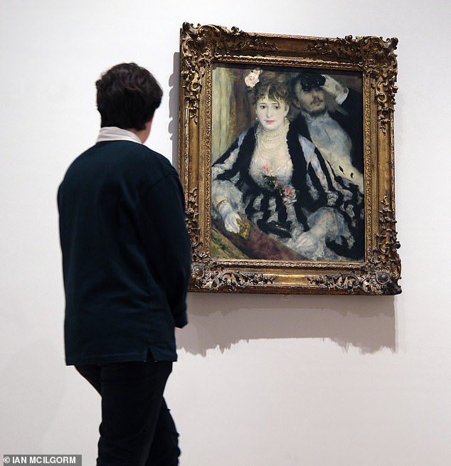The Courtauld Gallery, Somerset House, which has "La Loge" by Pierre-Auguste Renoir in its permanent collection