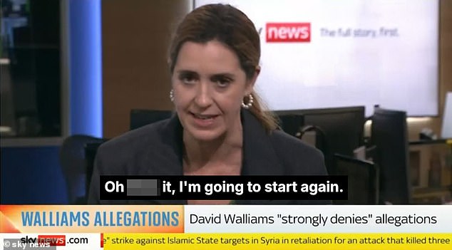 After she dropped the expletive Ms Spencer said: Do not ever air me saying the f-word.' She then the restarts the segment again