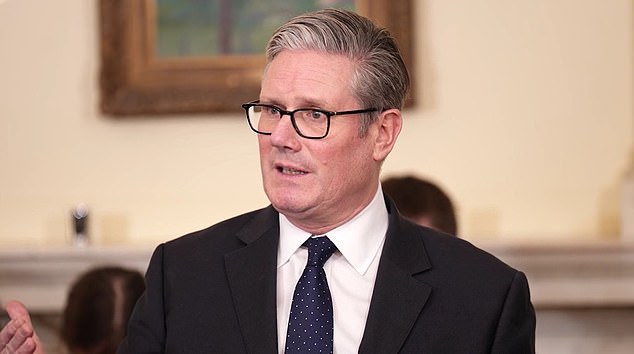 Die-hard Labour voters want to wait to give the party a chance to arrest its slump in popularity (Pictured: Prime Minister Sir Keir Starmer)