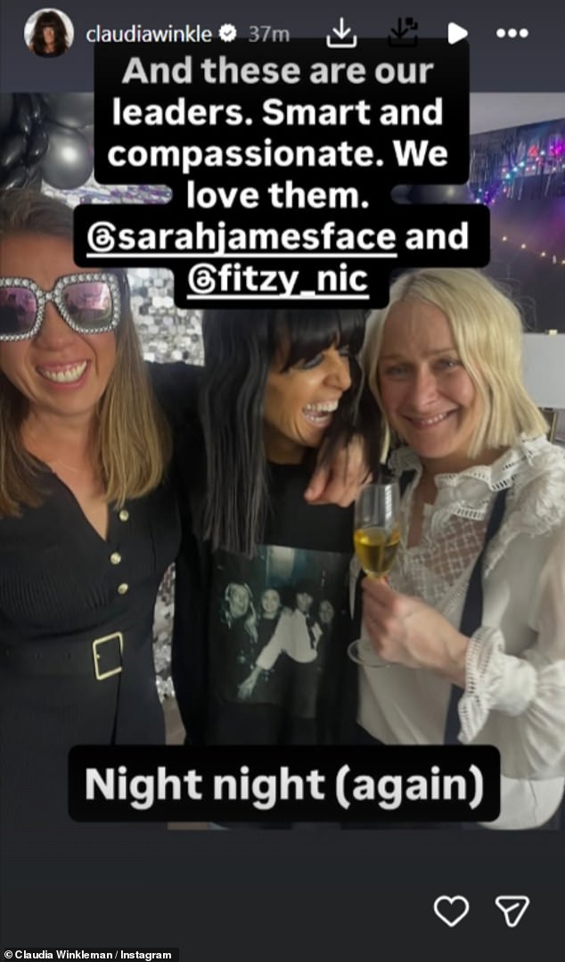 The celebrations and farewells continued after the cameras stopped rolling