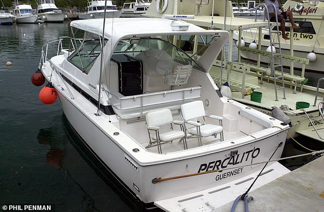 The Percalito, a powerful cruiser, is the motorboat which struck the singer on that fateful day