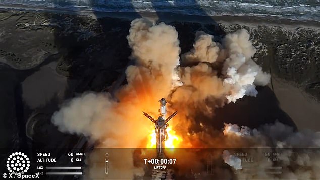 The new-generation ship launched from Texas in January and successfully flew for around eight minutes, with the teams' second breathtaking booster catch, before contact was lost
