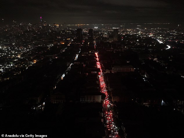 The city's transportation agencies said they were bypassing some Muni bus and BART train stations because of the power outages