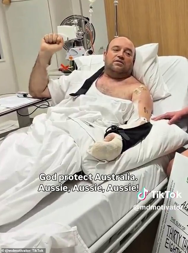 Mr Al Ahmed appeared in a video where he thanked the more than 43,000 donors who raised $2,533,585 after his heroics