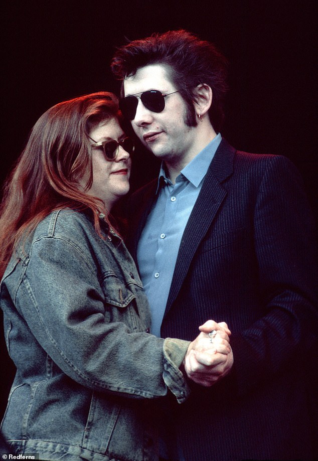 Kirsty - a mother-of-two - with Irish musician Shane MacGowan. She became a household name after recording their iconic Christmas song Fairytale Of New York remains a hit today