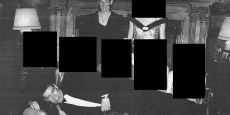 Inside Andrew's 'party' for Epstein & Maxwell at Sandringham 'with sex drugs' where ex-prince is seen lying over women