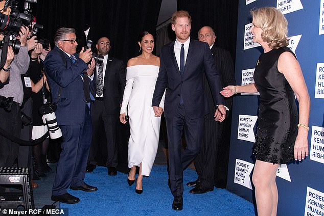 Harry and Meghan are among a select group of high-profile figures who have won the Ripple of Hope award, with past recipients including former US presidents Barck Obama, Bill Clinton, and Joe Biden, as well as ex-vice president Kamala Harris