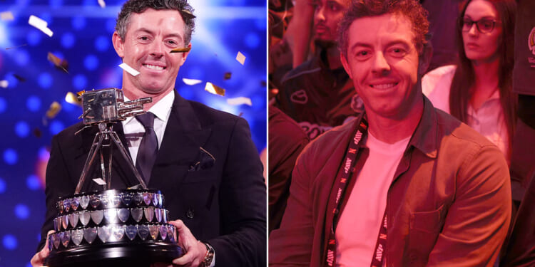 Rory McIlroy opens up on switching careers after jetting straight from SPOTY win in Manchester to watch AJ in Miami