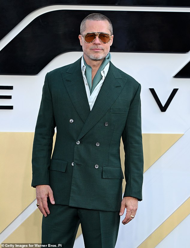 While he may be blessed with good looks and charm, it's been claimed there's a downside to Brad Pitt - his hygiene habits (pictured in June)