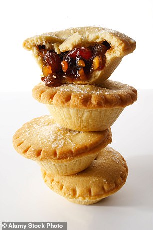Mince pies feature in the Mosley household