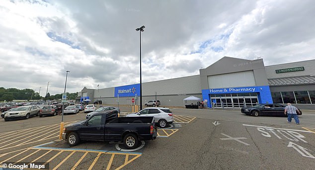 The terrifying ordeal occurred at a Walmart in Canton, Ohio
