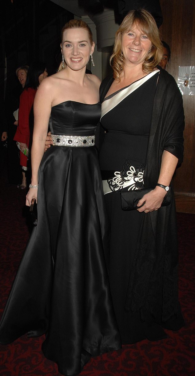 While most would expect the parents of a 15-year-old to be outraged by the news their daughter was dating a man 12 years her senior, Kate insisted that her mother Sally was unbothered (pictured with Sally in 2007)