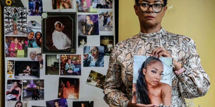 Mum forced to fight cannabis addict for custody of grandchild after he killed her daughter and drove body around