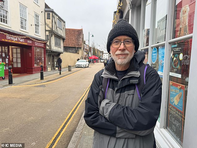 Mark Bateson, 66, said he was happy with the changes. He said: 'I've lived in Canterbury for around 30 years. I am okay with these plans'