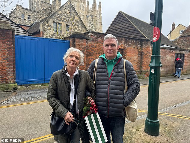Wendy and Sean Larkin, who are regular visitors to Canterbury and live just outside, said they opposed the plans