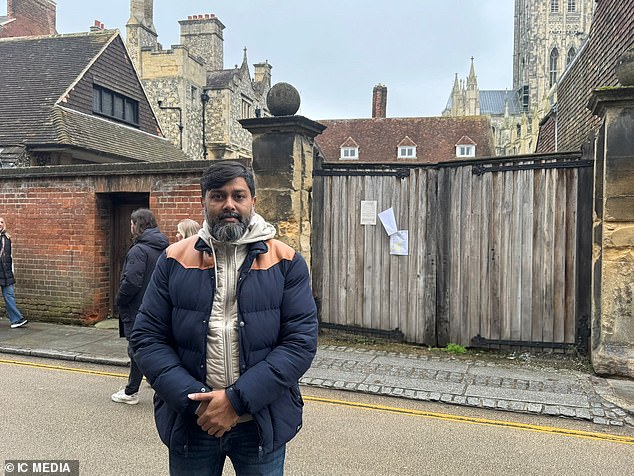 Mamun Shaikh, 41, said he supports the idea of solar panels but was concerned about the building