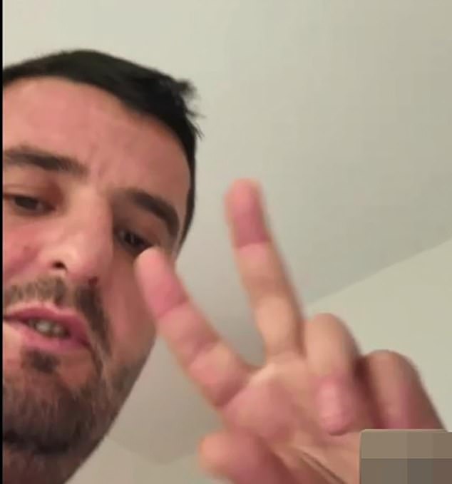 Giving his name as Alfons, he explained that one man he was helping to escape was facing 16 years in jail if caught - and was happy to help wanted murderers flee justice