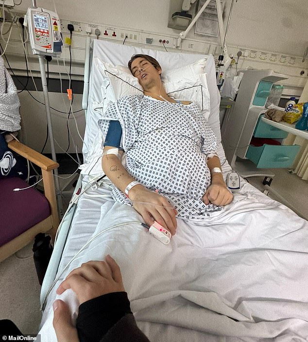 He was born with the rare conditions congenital hepatic fibrosis of the liver and polycystic kidney disease, but they lay dormant until last December, when his organs began shutting down after developing sepsis