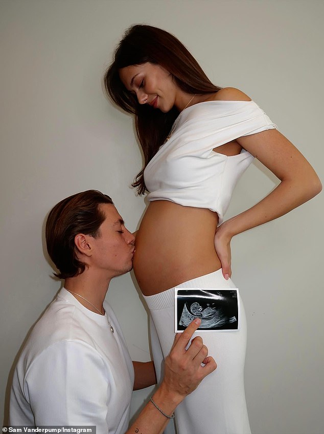 Sam and Alice announced they were expecting a baby boy in September, due on Valentine's Day next year, with the couple already having picked out his name