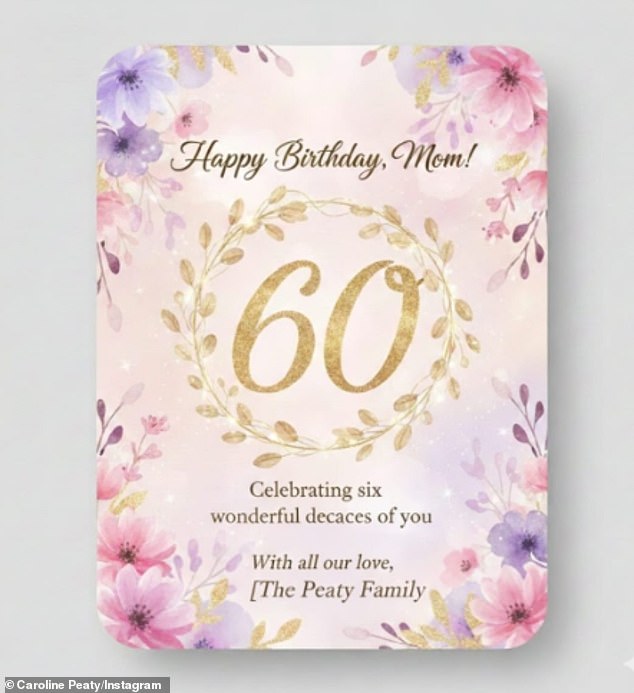 Adam's distraught mother celebrated her milestone 60th birthday on Thursday, less than a week before his lavish wedding to Holly goes ahead without her