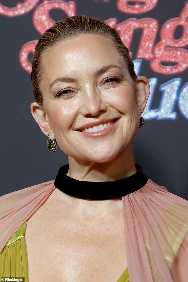 Actress and singer Kate Hudson, pictured at the New York premiere of her new film Song Song Blue