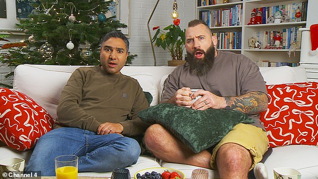 Marler joined his Traitors colleague Nick Mohammed on the Celebrity Gogglebox sofa