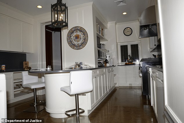 One of the released images shows the kitchen in Epstein's home