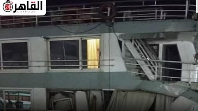 Local media described the impact as 'extremely violent'