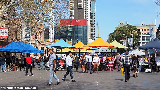 The Farmers Market at Centenary Square, in Parramatta