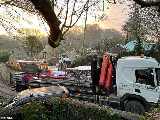 Bibury Parish Council chairman Craig Chapman said the village has suffered with 'incredible disruption' for years due to the ongoing works