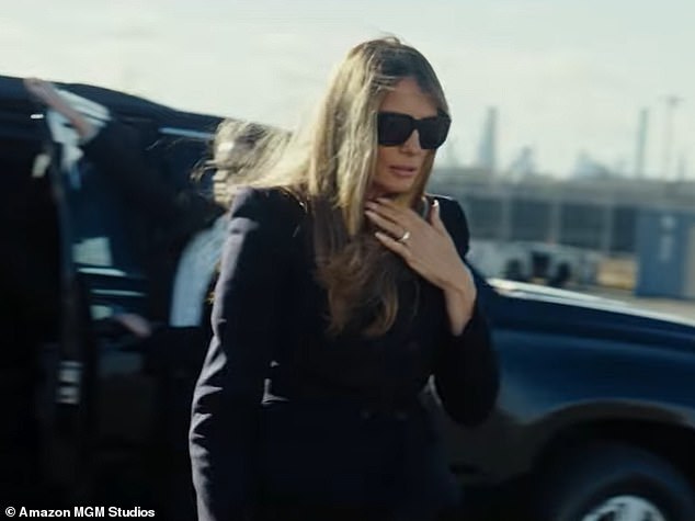The trailer shows clips of the First Lady in the lead up to the inauguration