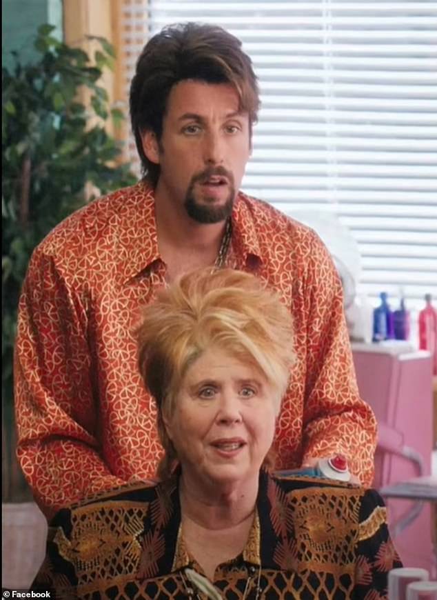 In addition to her roles on the Clooney-fronted film, she was also known for her work in 1984's The Karate Kid, 2008's You Don't Mess With The Zohan (pictured with Adam Sandler) and 1988's Earth Girls Are Easy