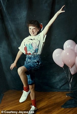 Jayme Lee pictured as a young girl