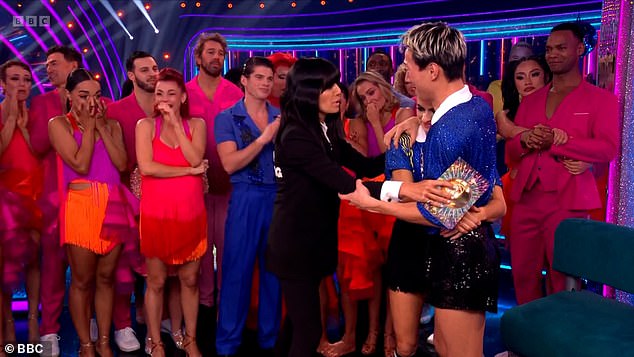 During the speech, viewers spotted Nancy maintained a stoney expression, leading some to claim on X that she and Carlos clearly still haven't patched things up