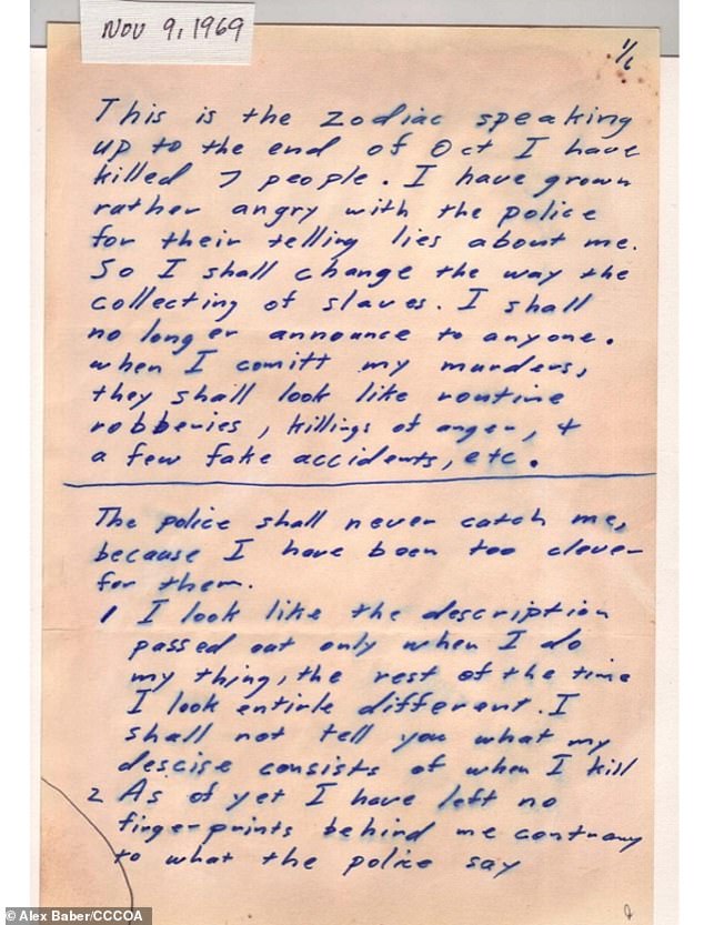 The phantom taunted the media and police with letters and ciphers, daring the public to unravel his identity