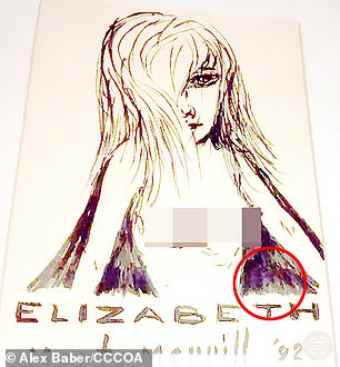 Using image-enhancement software, Baber searched for further clues